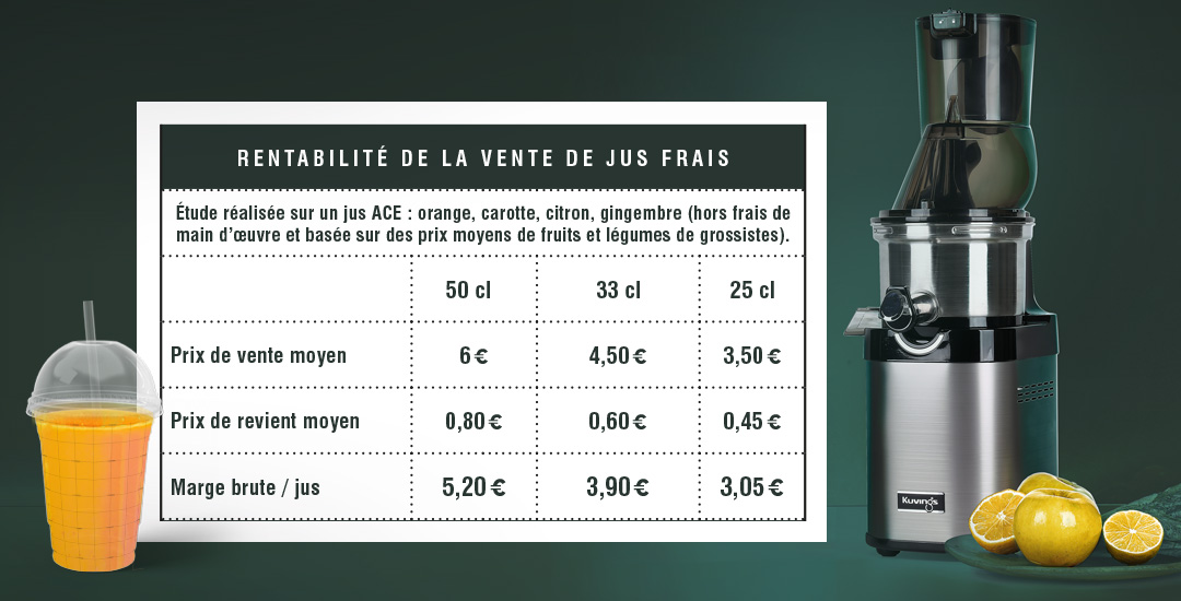 extracteur de jus professionnel inox