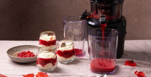 Crème aux framboises et mascarpone